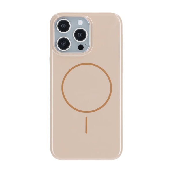 iPhone 15 Pro Max Cover TPU MagSafe Blank Guld