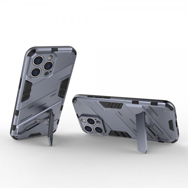 iPhone 15 Pro Max Cover med Stander Mørkeblå