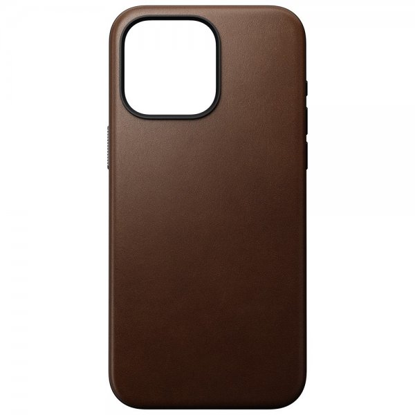 Nomad iPhone 15 Pro Max Cover Modern Læder Cover Brun