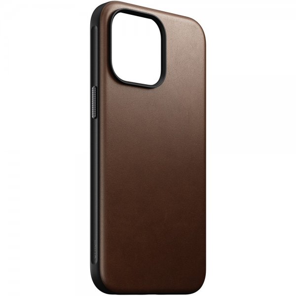Nomad iPhone 15 Pro Max Cover Modern Læder Cover Brun