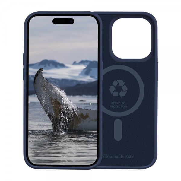 dbramante1928 iPhone 15 Pro Max Cover Monaco MagSafe Pacific Blue