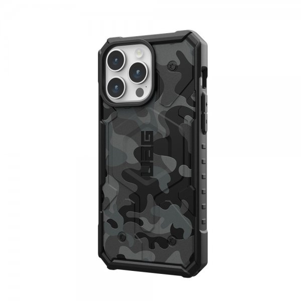 Urban Armor Gear (UAG) iPhone 15 Pro Max Cover Pathfinder SE MagSafe Midnight Camo