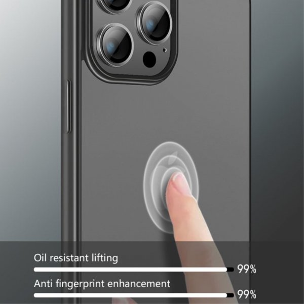 X-Level iPhone 15 Pro Max Cover Belagt Kant Guld
