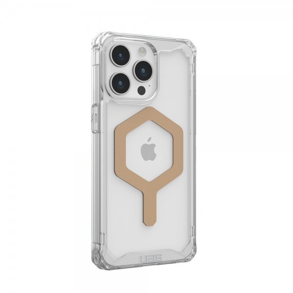 Urban Armor Gear (UAG) iPhone 15 Pro Max Cover Plyo MagSafe Ice Guld
