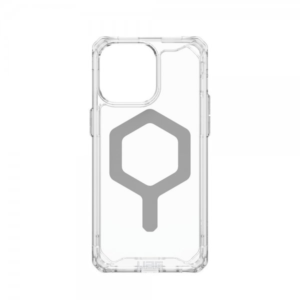 Urban Armor Gear (UAG) iPhone 15 Pro Max Cover Plyo MagSafe Ice Silver