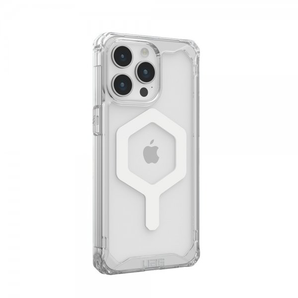 Urban Armor Gear (UAG) iPhone 15 Pro Max Cover Plyo MagSafe Ice Hvid