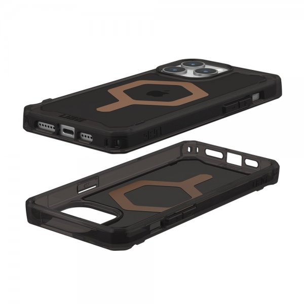 Urban Armor Gear (UAG) iPhone 15 Pro Max Cover Plyo MagSafe Sort Bronze