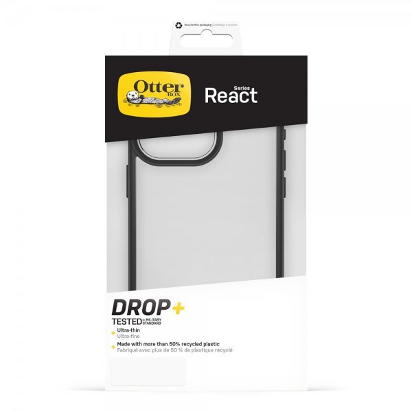 Otterbox iPhone 15 Pro Max Cover React Black Crystal