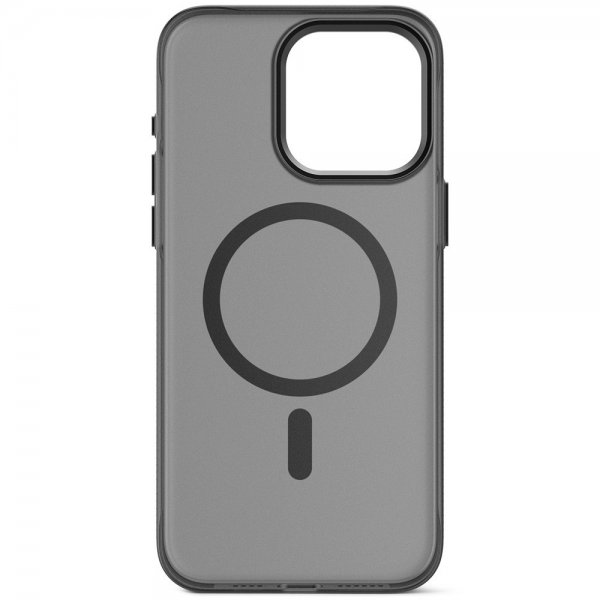 Decoded iPhone 15 Pro Max Cover Genbrugsplast Klar Etui Gennemsigtig Sort