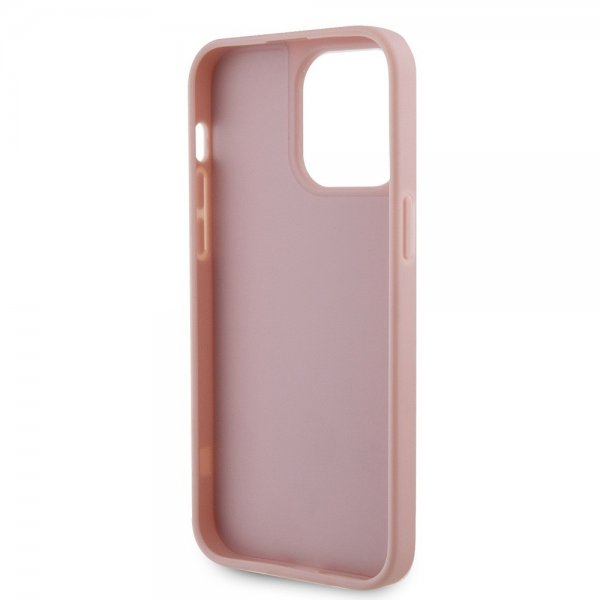 Guess iPhone 15 Pro Max Cover Rhinestone Rosa