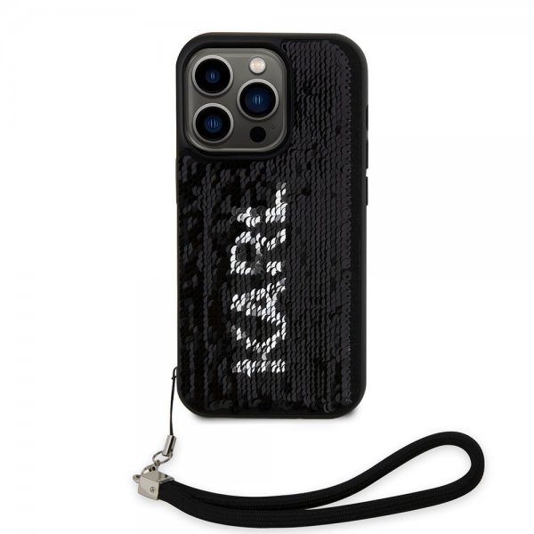 Karl Lagerfeld iPhone 15 Pro Max Cover Sequin Sort