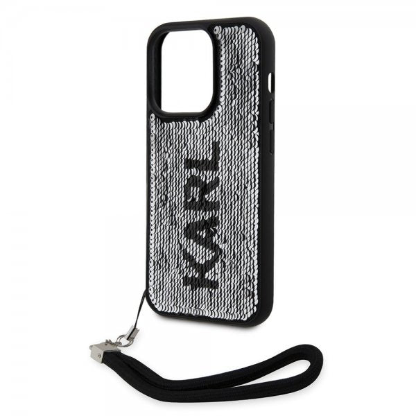 Karl Lagerfeld iPhone 15 Pro Max Cover Sequin Sort