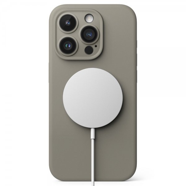 Ringke iPhone 15 Pro Max Cover Silicone Magnetic Grå