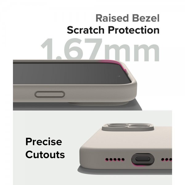 Ringke iPhone 15 Pro Max Cover Silikone Magnetisk Stone