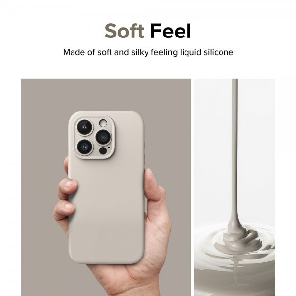 Ringke iPhone 15 Pro Max Cover Silikone Magnetisk Stone
