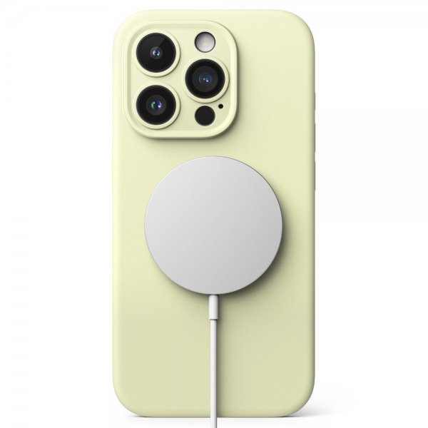 Ringke iPhone 15 Pro Max Cover Silikone Magnetisk Sunny Lime