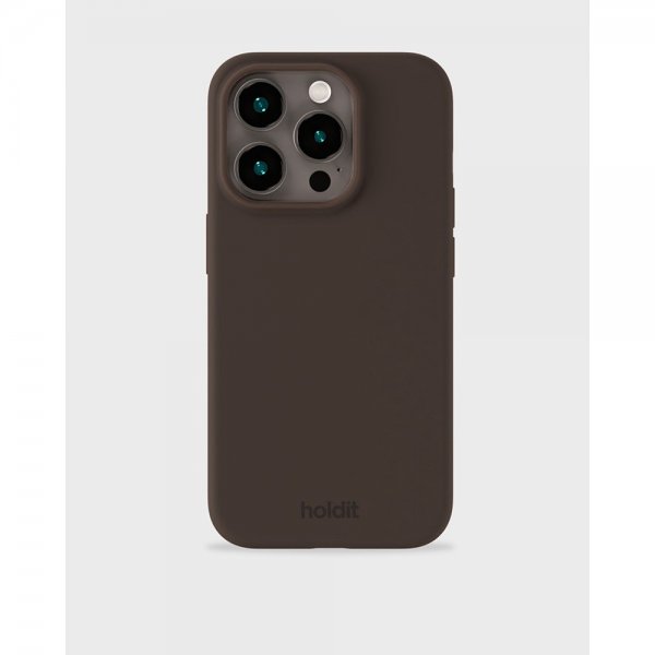 holdit iPhone 15 Pro Max Cover Silikone Chocolate