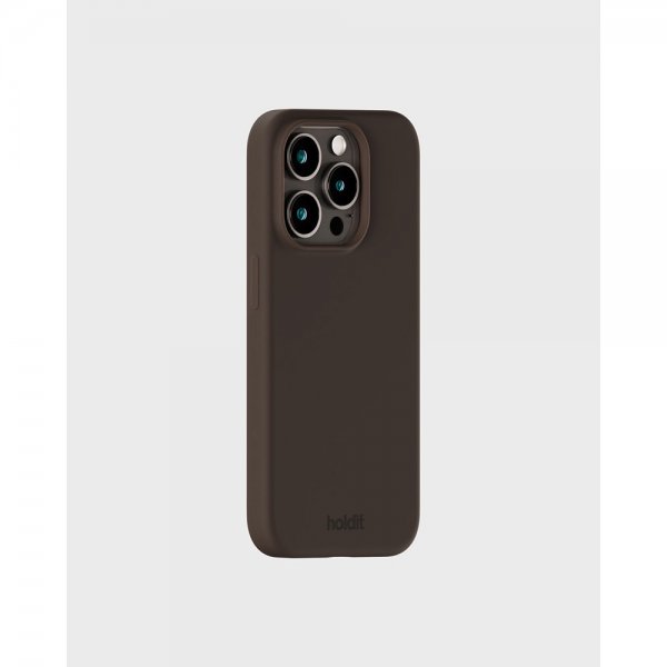 holdit iPhone 15 Pro Max Cover Silikone Chocolate