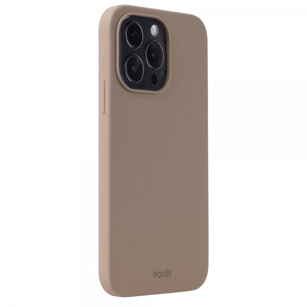 holdit iPhone 15 Pro Max Cover Silikone Mocha Brown
