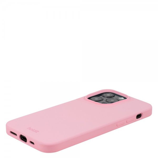 Holdit iPhone 15 Pro Max Cover Silikone Rosa