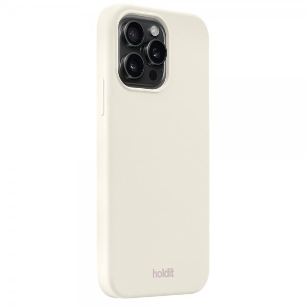 holdit iPhone 15 Pro Max Cover Silikone Soft Linen