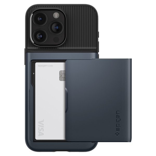 Spigen iPhone 15 Pro Max Cover Slim Armor CS Metal Slate
