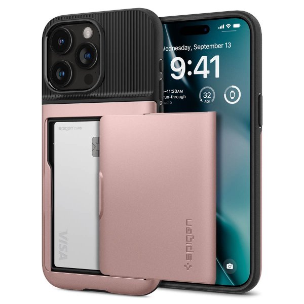 Spigen iPhone 15 Pro Max Cover Slim Armor CS Rose Gold