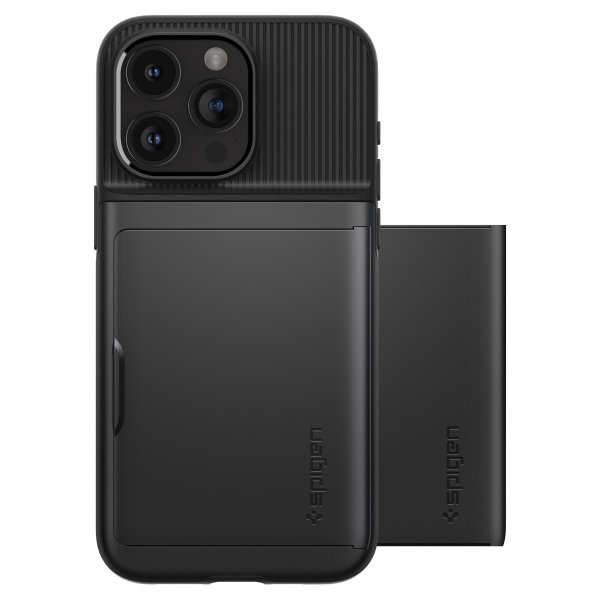 Spigen iPhone 15 Pro Max Cover Slim Armor CS Sort
