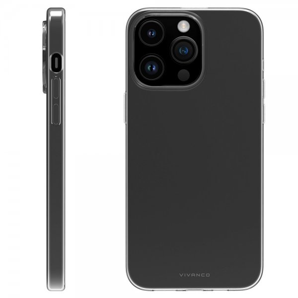 Vivanco iPhone 15 Pro Max Cover Slim TPU Transparent