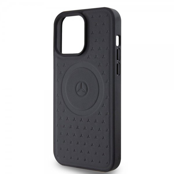 Mercedes Benz iPhone 15 Pro Max Cover Star Pattern MagSafe Sort