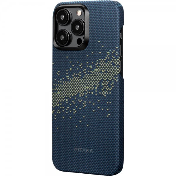 Pitaka iPhone 15 Pro Max Cover StarPeak MagEZ Case 4 Milky Way Galaxy