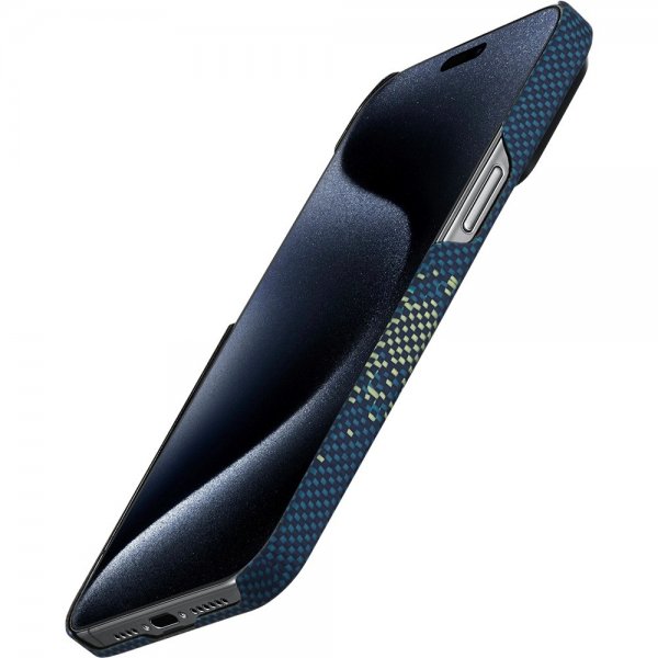 Pitaka iPhone 15 Pro Max Cover StarPeak MagEZ Case 4 Milky Way Galaxy