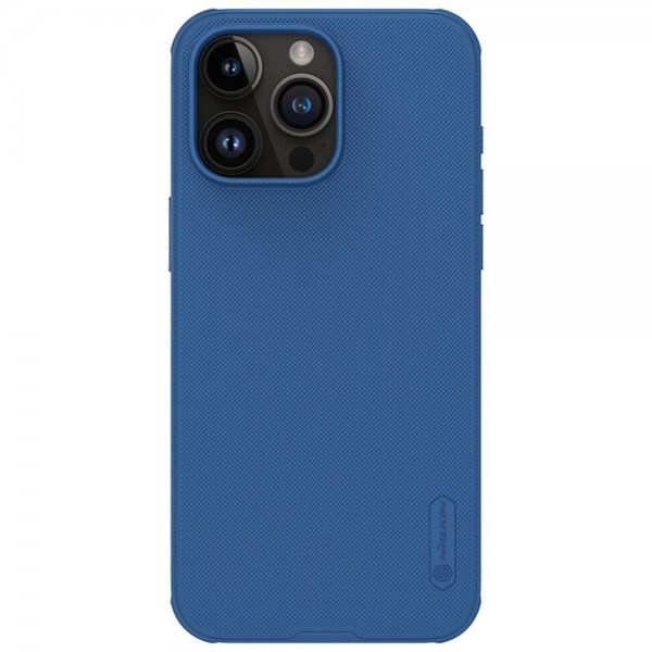 Nillkin iPhone 15 Pro Max Cover Super Frosted Shield Pro Blå