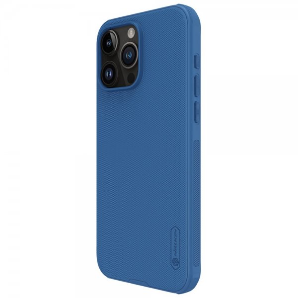 Nillkin iPhone 15 Pro Max Cover Super Frosted Shield Pro Blå