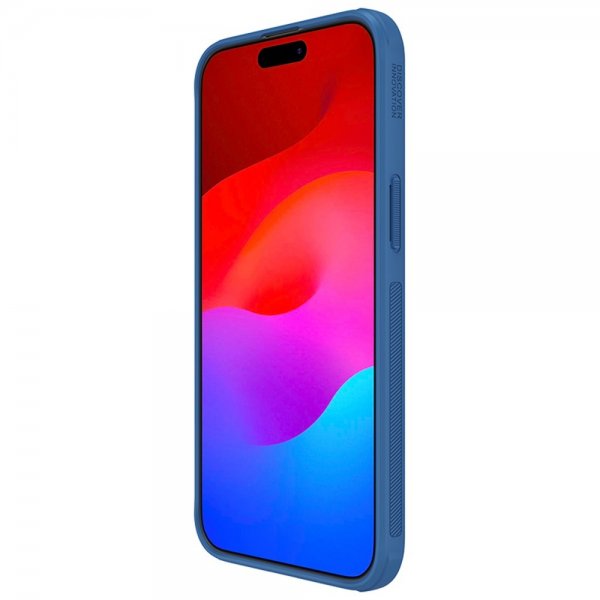 Nillkin iPhone 15 Pro Max Cover Super Frosted Shield Pro Blå