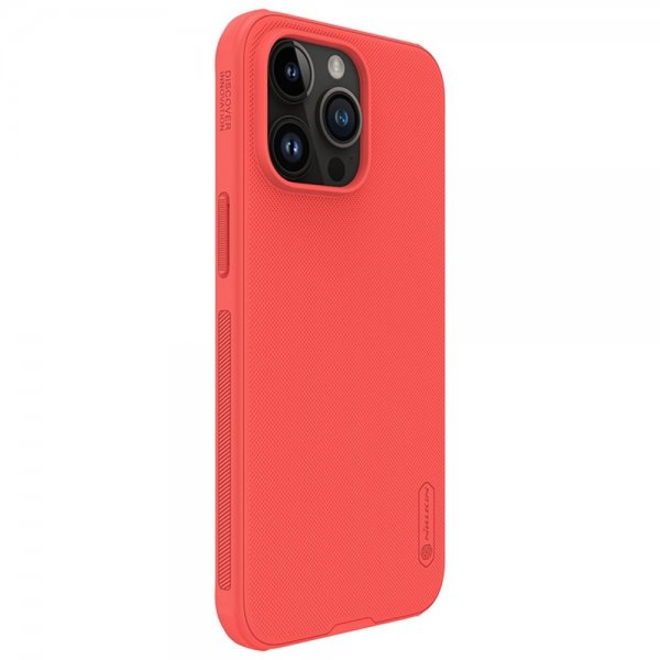 Nillkin iPhone 15 Pro Max Cover Super Frosted Shield Pro Rød