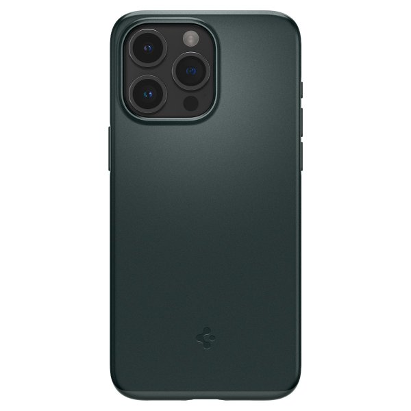 Spigen iPhone 15 Pro Max Cover Thin Fit Abyss Green