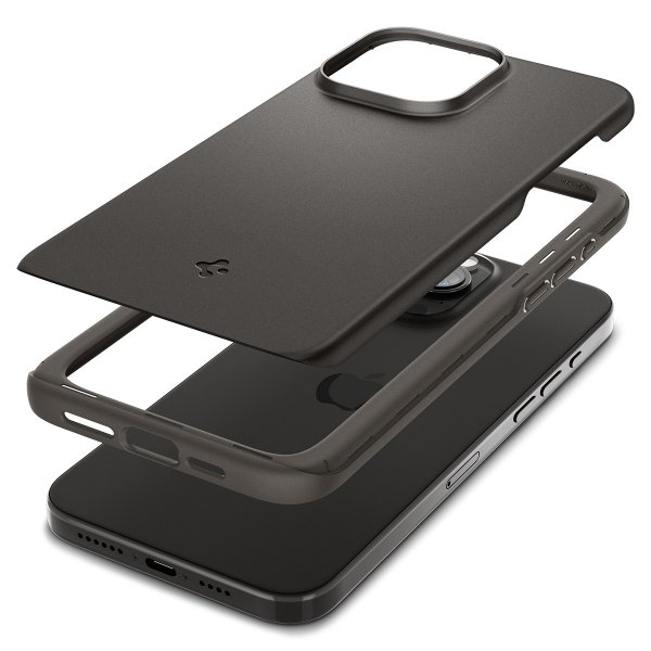 Spigen iPhone 15 Pro Max Cover Thin Fit Gunmetal