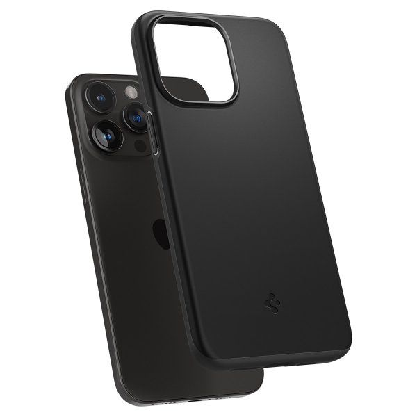 Spigen iPhone 15 Pro Max Cover Thin Fit Sort