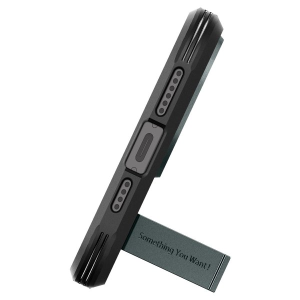 Spigen iPhone 15 Pro Max Cover Tough Armor MagFit Abyss Green