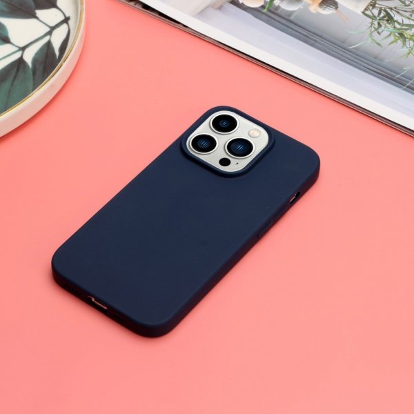 iPhone 15 Pro Max Cover TPU Mørkeblå