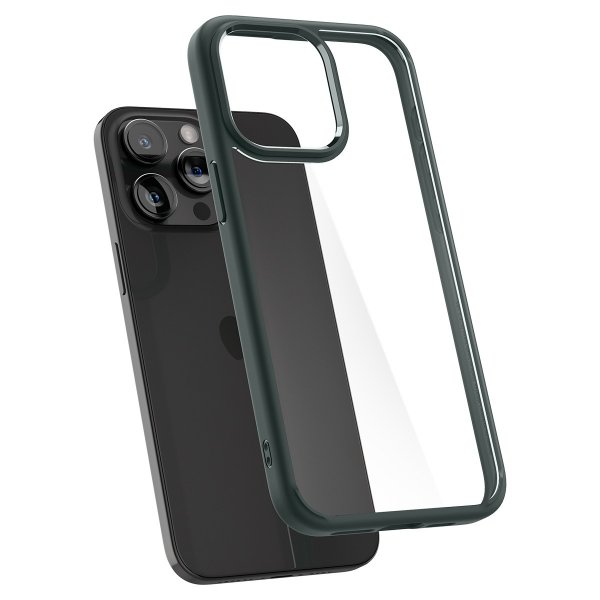 Spigen iPhone 15 Pro Max Cover Ultra Hybrid Abyss Green