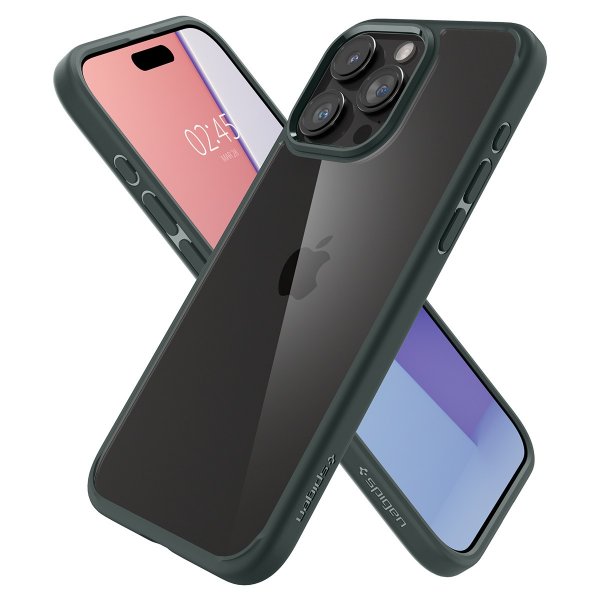 Spigen iPhone 15 Pro Max Cover Ultra Hybrid Abyss Green