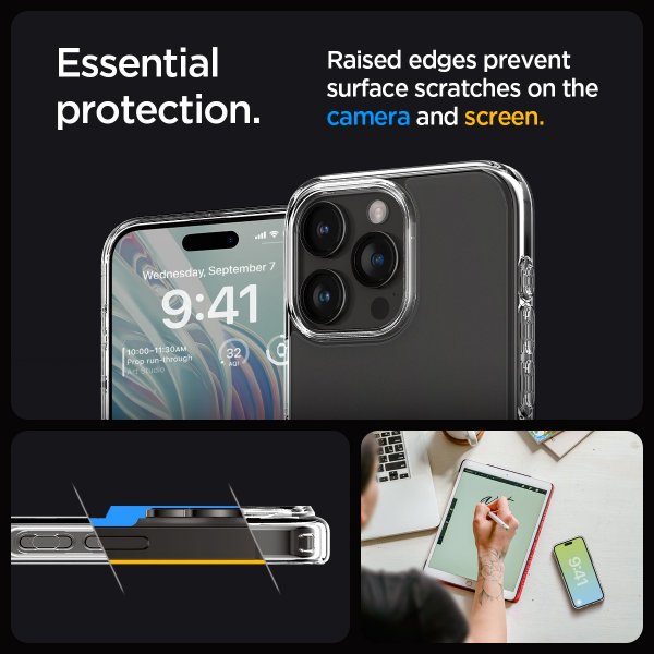 Spigen iPhone 15 Pro Max Cover Ultra Hybrid Frost Clear