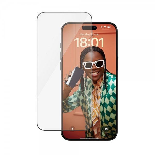 PanzerGlass iPhone 15 Pro Max Skærmbeskyttelse Ultra-Wide Fit EasyAligner