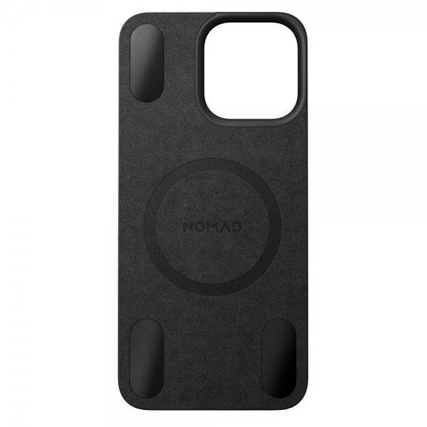 Nomad iPhone 15 Pro Max Skin Magnetic læderbagside Horween Rustic Brown