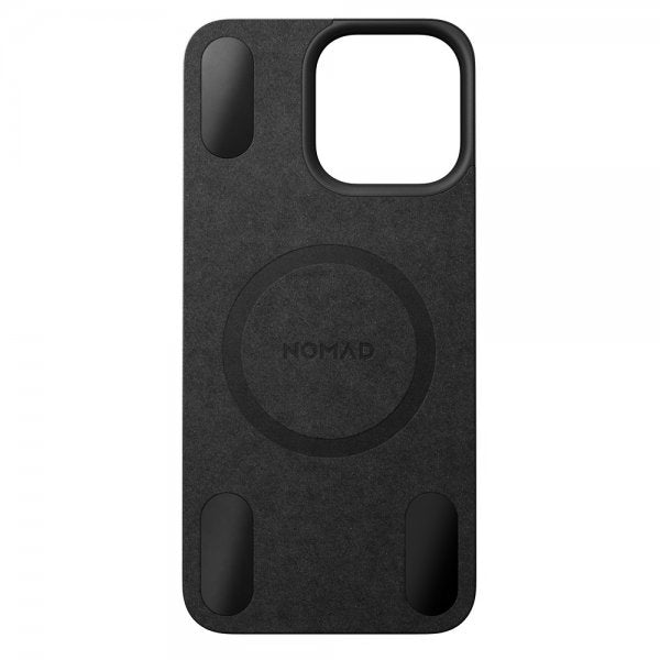 Nomad iPhone 15 Pro Max Skin Magnetic Leather Back Horween Sort