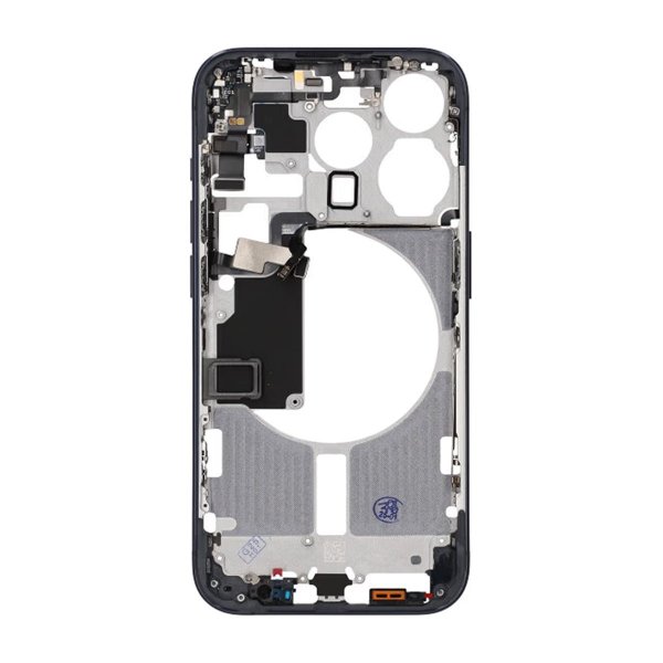 iPhone 15 Pro Mellemramme med smådele OEM - Titanblå