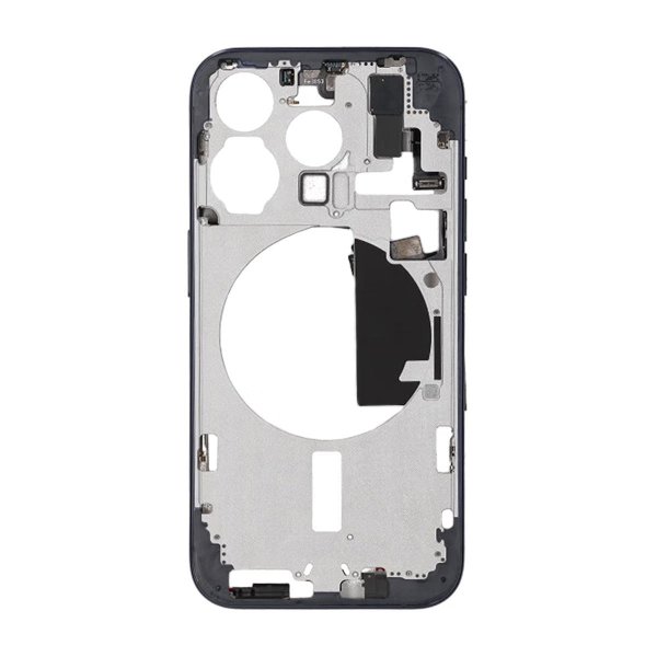 iPhone 15 Pro Mellemramme med smådele OEM - Titanblå