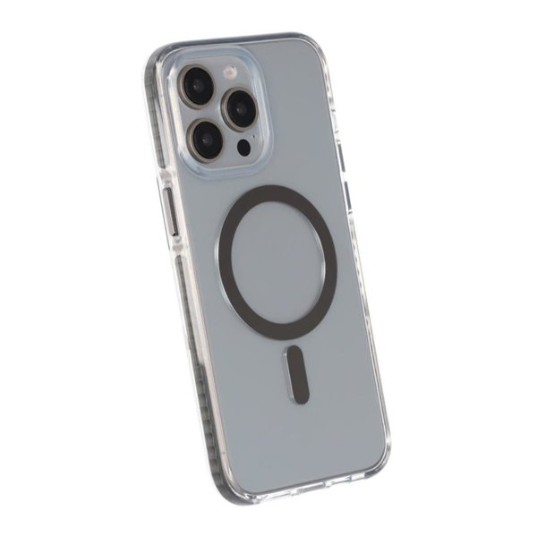 iPhone 15 Pro Cover Stødabsorberende MagSafe Grå